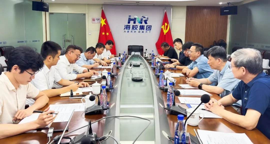 海南橡胶与浙江轻机座谈