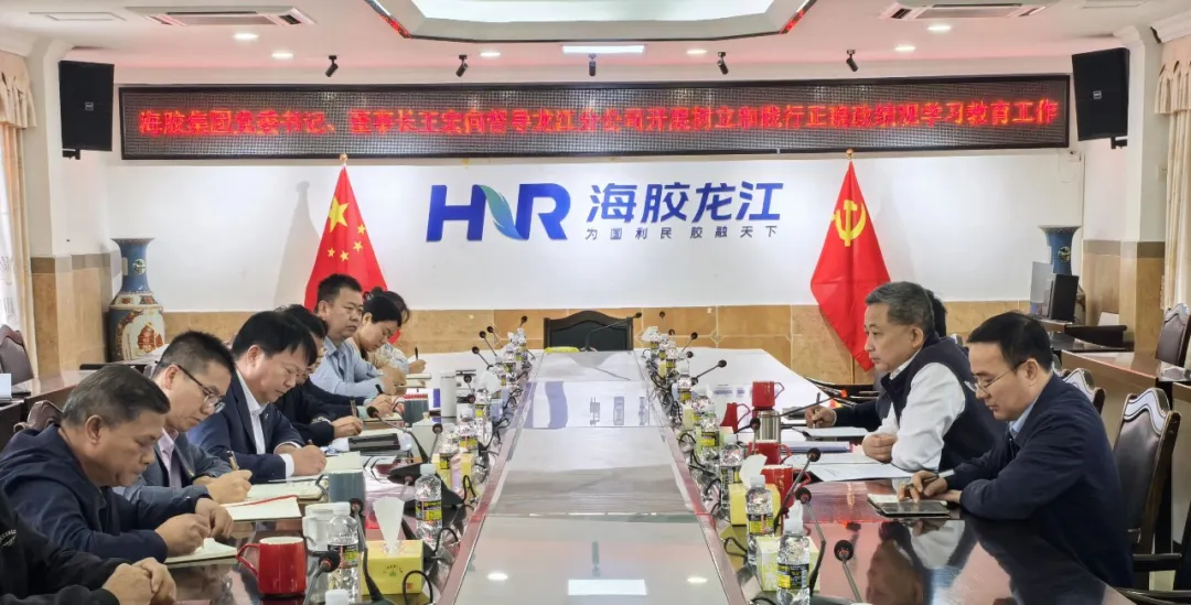 王宏向到龙江分公司督导设置和践行正确政绩观进建教育发展情况